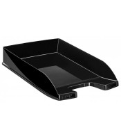 Corbeille courrier pleine noir gamme basic R.100 F