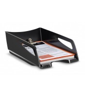 Corbeille courrier pleine noire maxi gamme mailroom R.220R 