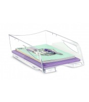 Corbeille courrier pleine cristal maxi gamme mailroom R.220+