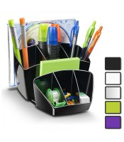 Pot à crayons 6 compartiments noir R.580 G