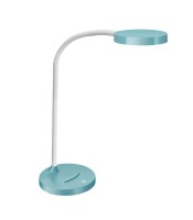 Lampe de bureau led flex bras vert d'eau gamme riviera R.CLED-0290