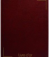 Livre d'or 26x20.5cm coloris assortis 128 pages  couverture R.41959BX