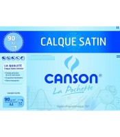 Calque satin 29.7x42cm 90g pochette de 10 feuilles R.17153  