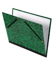 Carton dessin 32x45cm studio Annonay vert 2 élastiques R.003115