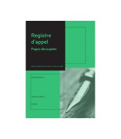 Registre d'appel journalier pages découpées A4 R.53936D