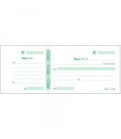 Carnet 9x22.5cm reçus 50 feuilles R.1150D