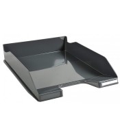 Corbeille courrier pleine gris souris gamme midi combo R.113207 D