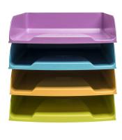 Corbeille courrier pleine gamme Pop'N Co coloris ass R.111909SETD