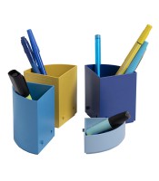 Pot à crayons 4 couleurs modulables gamme bee blue R.68202D