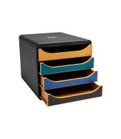 Caisson 4 tiroirs 4 couleurs gamme neo deco R.310505D