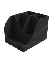 Pot à crayons noir gamme neo deco R.69514D