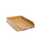 Corbeille courrier pleine or cuivré gamme neo deco R.11129D