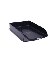 Corbeille courrier pleine noir gamme neo deco R.11114D
