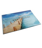 Sous-mains rigide PVC 37.5x57.5cm sea R.29794E     s