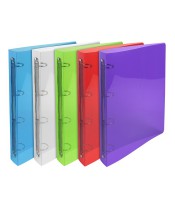 Classeur A4 4 anneaux dos 15mm neo deco coloris assortis R.51350E