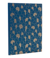 Livre d'or 27x22cm 100 pages neo deco bleu R.47986E