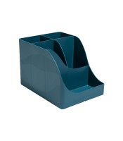 Pot à crayons bleu canard gamme neo deco R.69528D