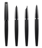 Stylo roller DIPLOMAT Viper noir guilloche R.D41301030