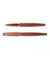 Stylo roller DIPLOMAT Viper marron guilloche R.D41303030