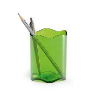 Pot à crayons trend transparent vert R.1701235017