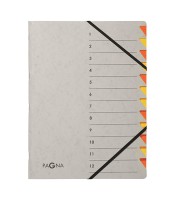 Trieur 12 compartiments easy grey orange/jaune R.P4431212