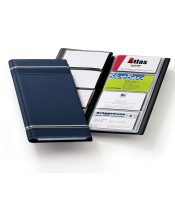 Porte-cartes de visite Visifix album 96 cartes bleu foncé R.858107