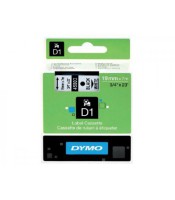 Dymo ruban D1- 19mmx7m noir-blanc en blister R.S0720830