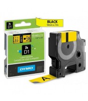 Dymo ruban D1- 12mmx7m noir-jaune en blister R.S0720580