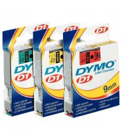 Dymo ruban D1- 9mmx7m noir-jaune en blister R.S0720730