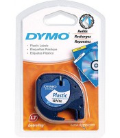Dymo ruban 12mmx4m Letra Tag blanc en blister R.S0721660