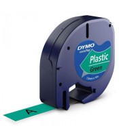 Dymo ruban 12mmx4m Letra Tag vert métal en blister R.S0721640