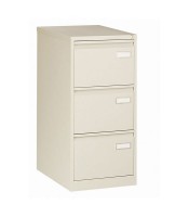 Classeur métallique 3 tiroirs L41xP62xH100 dossiers suspendus gris  X