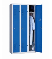 Vestiaire industrie salissante L40xP50xH180 élément départ bleu 