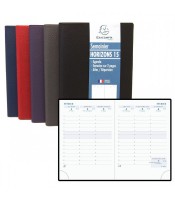 Agenda poche 15.5x10.5cm semaine sur 2 pages +répertoire R.15442E