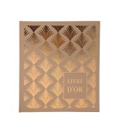 Livre d'or 21x19cm nude 140 pages palmyre R.952E