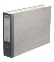 Classeur levier A3 dos 80mm gris papier marbré horizontal R.53810E