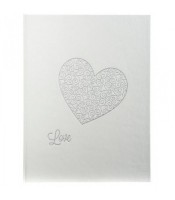 Livre d'or 27x22cm blanc 100 pages harmonie R.4754E  XXX