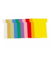 Fiche en T ind3 paquet de 100 coloris assortis R.57603E/57611/57612E
