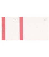 Bloc vendeur 6.6x13.5cm avec souche paquet de 100feuilles R.96399E