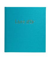 Livre d'or 21x19cm  140 pages gamme Pop'N Co bleu clair R.47788E