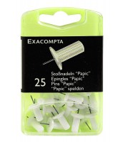 Epingle signalétique papic blanc boîte de 25 R.14900E