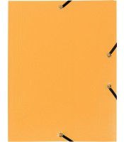 Chemise à élastique 3 rabats jaune polypropylène R.55909E