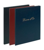 Livre d'or 27x22cm coloris assortis 100 pages balacron R.983E