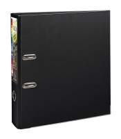Classeur 2 anneaux dos 80mm noir PP prem'touch R.53341E