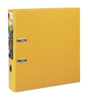 Classeur 2 anneaux dos 80 mm jaune PP prem'touch R.53349E