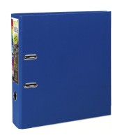 Classeur 2 anneaux dos 80mm bleu foncé PP prem'touch R.53352E