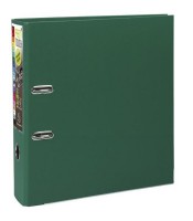 Classeur 2 anneaux dos 80mm vert foncé PP prem'touch R.53353E
