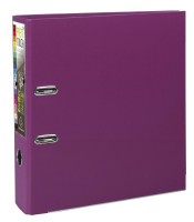 Classeur 2 anneaux dos 80mm fuchsia PP prem'touch R.53347E