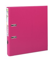 Classeur 2 anneaux dos 50mm framboise PP prem'touch R.53159E