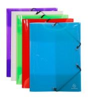 Chemise à élastique 3 rabats A3 translucide assortis pp R.59700E